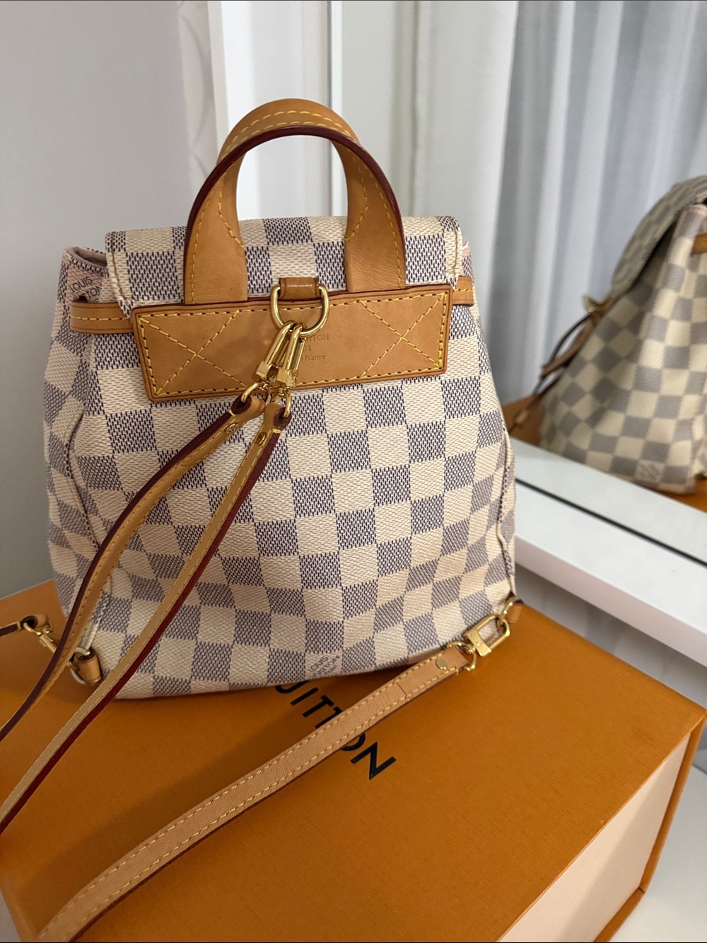 Preloved Louis Vuitton Sperone BB Damier Azur - Picture 4 of 10